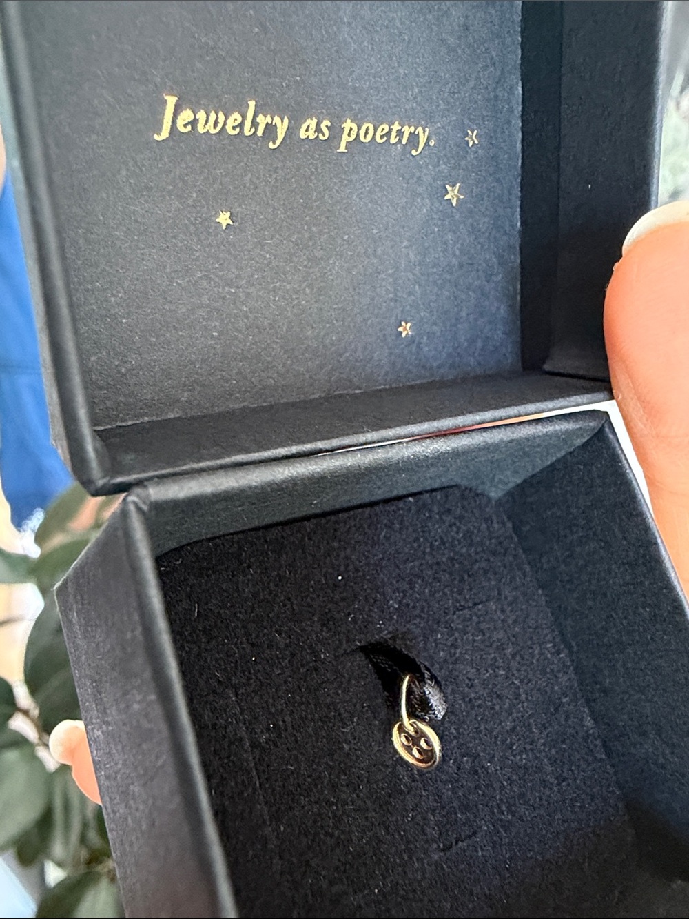 Jenny Slate x Catbird Button of Admiration Charm CATBIRD tiny gold Button charm